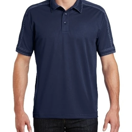Sport-Tek ST659 Contrast Stitch Micropique Sport-Wick Polo T- Shirt True Navy - 3XL (1)