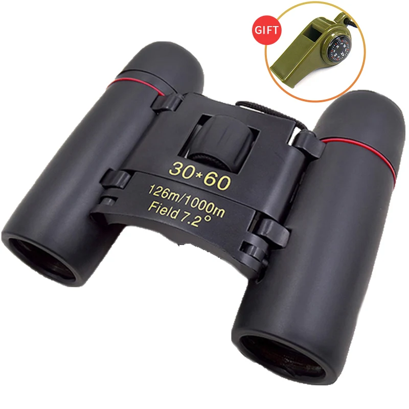 

30X60 HD Binoculars 126/1000m 8X Magnification Waterproof Wide-angle Professional Telescope Night Vision for Hunting Telescope