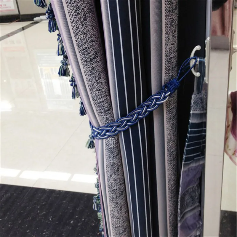 WCIC Curtains Tieback Handmade Woven Twist Curtain Clips Strap Curtain Decorative Accessories
