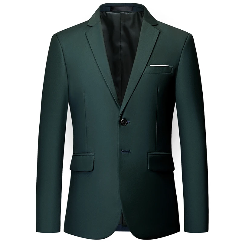 OSCN7 Solid Blazer Men Two Button Slim Fit Casual Business Mens Blazer Jackets Plus Size Fashion Blazers 533B OSCN7 Solid Blazer Men Two Button Slim Fit Casual Business Mens Blazer Jackets Plus Size Fashion Blazers 533B