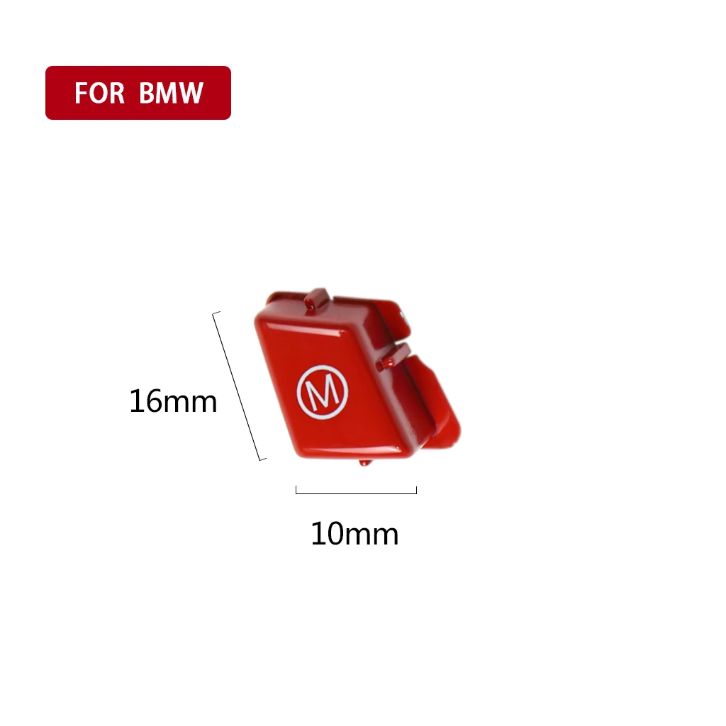 

Car Steering Wheel Switch Button,Car steering wheel M Switch Button Cover Trim for BMW 3 Series E90 E92 E93 M3 2007- 2013 Red