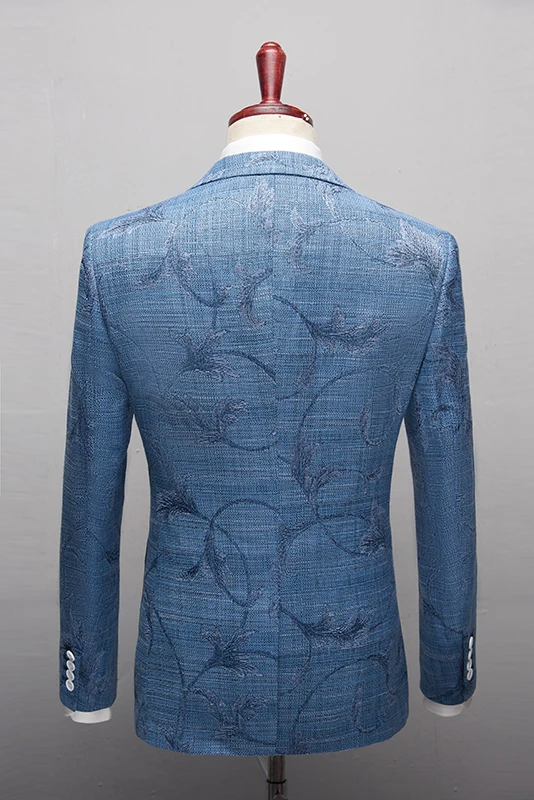 2020 Fashion High quality Mens Wedding suits Jacket Pants Formal Suits 3 Pieces Wedding Groom Tuxedos Prom Slim Fit Print suits