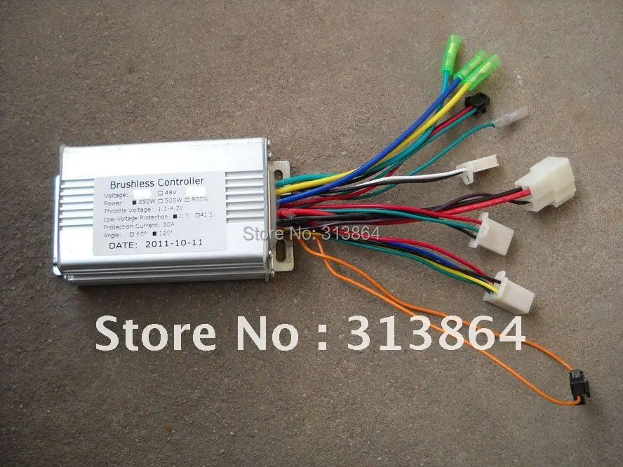 Aliexpress.com : Buy Free Shipping GREENTIME 36V/48V 350W ... wiring diagram 350w bldc 