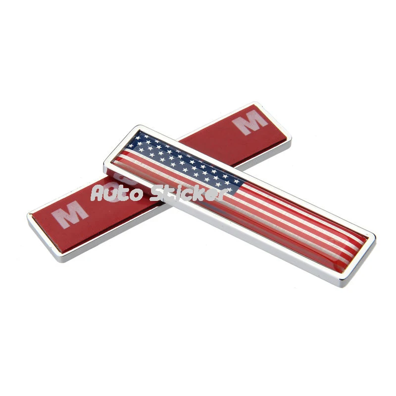American Flag Badge Sticker-3