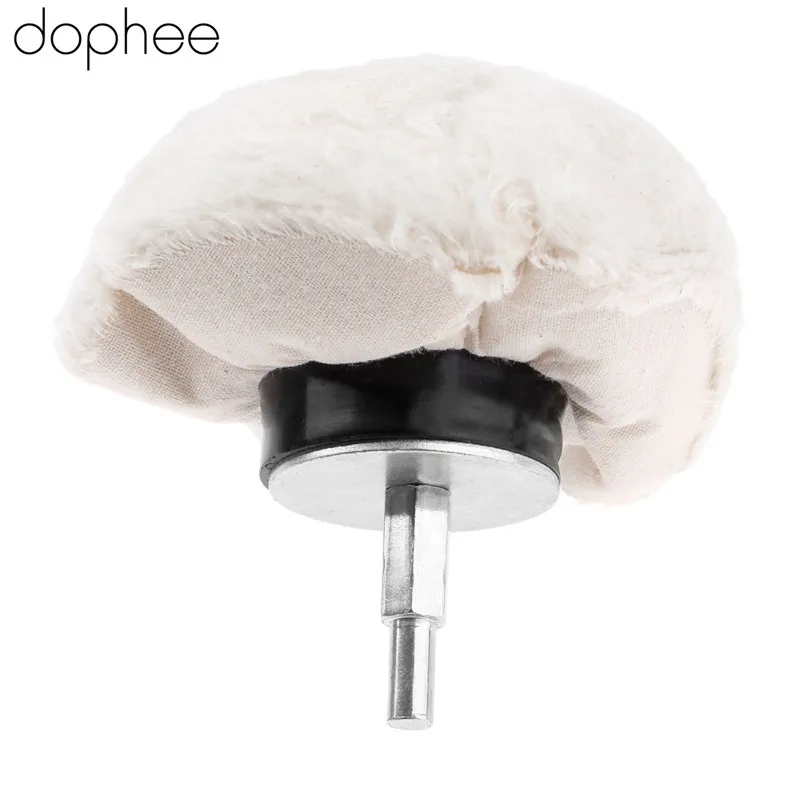 dophee Dremel Accessories 100mm/4 Inch 100 Cotton Dome Polishing Mop