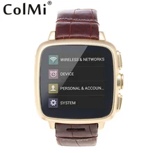 ColMi VS92 Smart Uhr MTK6572 Unterstützung WiFi GPS 4G + 512 MB Speicher 3G Passometer Push-nachricht für Android und IOS Telefon Smartwatch