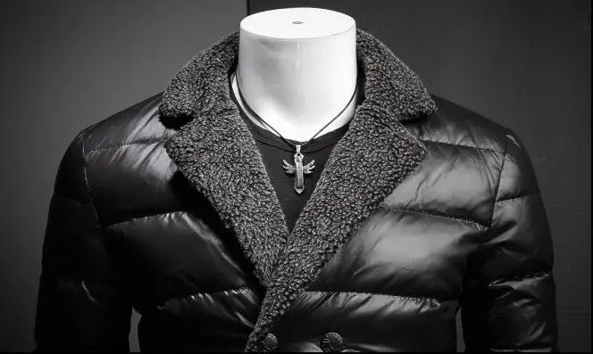 Batmo Новое поступление зимняя высококачественная черная Мужская куртка на 90% белом утином пуху, мужское зимнее теплое пальто, большие размеры M-5XL 2788