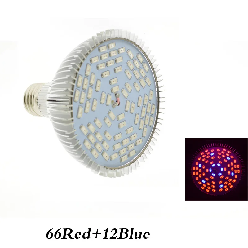 1x E27 светодиодный Grow light AC85-265V 110 v 220 в красный+ синий Высокое Мощность светодиодный завода светать для гидропоники светодиодный Системы