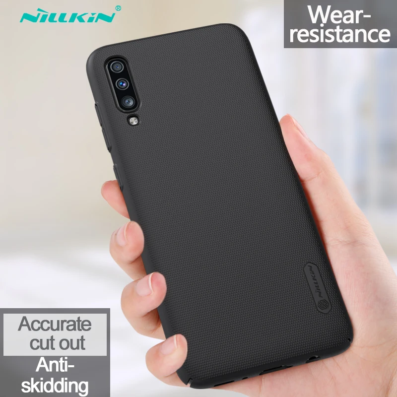 

Case for Galaxy A70/A50/A40/A30/A10/M30/M20/M10 Nillkin Super Frosted Shield hard back cover case anti skidding case