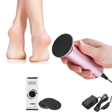 Новинка, электрический прибор для удаления мозолей ног, педикюрные инструменты, пилка для ног с 60 шт наждачной бумагой, диск, гладкая машина для ног, пятки, омертвевшей кожи