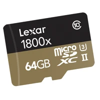lexar micro sd כרטיס Lexar memoria tarjeta Micro 270MB כרטיס SD / S 1800x 64GB microSD TF זיכרון פלאש כרטיס UHS-II SDXC U3 עבור Drone ספורט למצלמות (5)