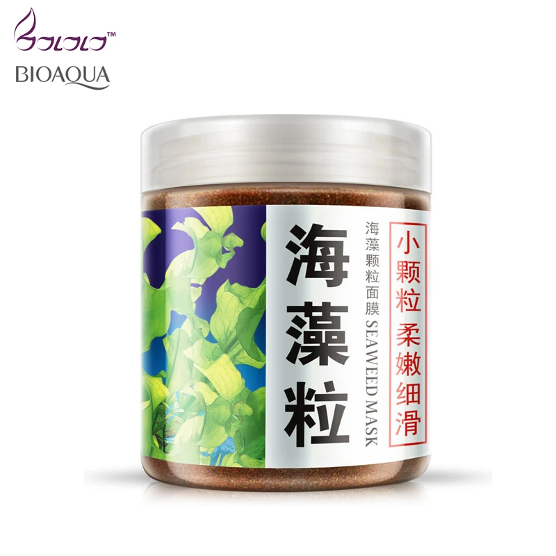 

bioaqua brand seaweed mask collagen essence face mask whitening moisturizing oil control pore lifting skin care cosmetics Facial