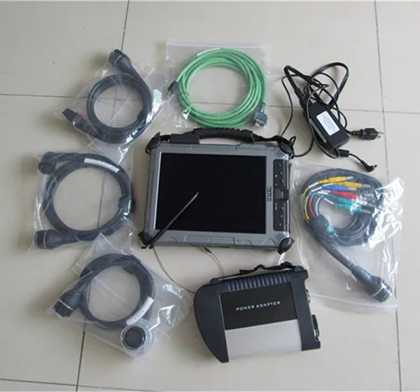 Mb star c4 диагностический сканер для benz автомобилей и грузовиков с,12 программным обеспечением ssd с ноутбуком планшетом xplore ix104 i7 4g Прочный ПК