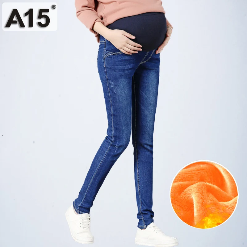 Maternity Jeans for Pregnant Women Pregnancy Belly Jeans Autumn Spring ...