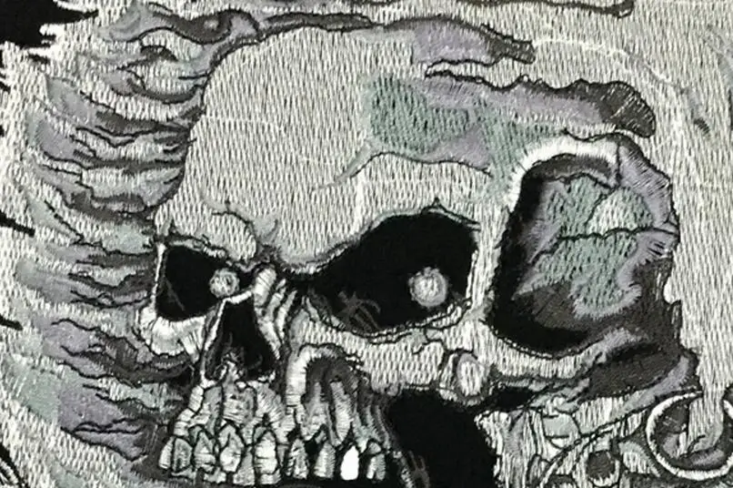 large biker skull patches punk rock back patch cheap embroidered large biker skull patches punk rock back patch cheap embroidered