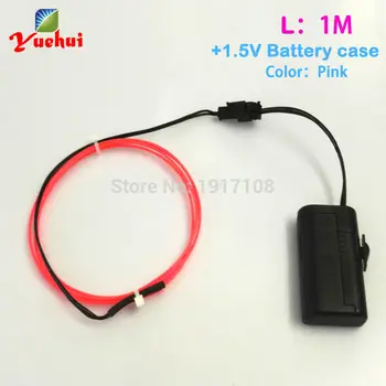 

DC1.5V inverter 1.3mm EL Wire Flexible Neon Light Glow Rope tape Cable Strip LED Neon Lights Shoes Clothing Car Party Decoration
