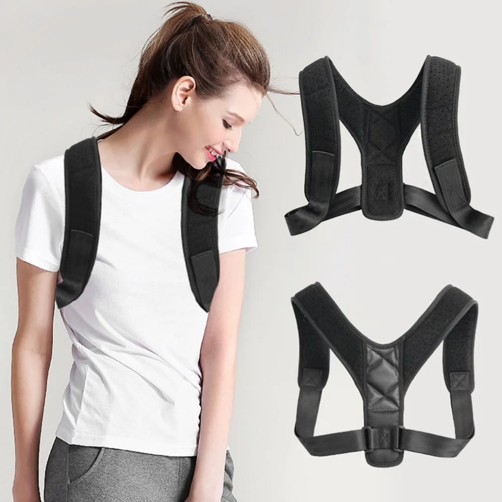 Adults Students Adjustable Back Posture Corrector Brace Shoulder