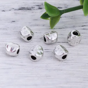 

DoreenBeads Zinc Based Alloy silver color Round Spacer Beads DIY Jewelry Components 5mm x 5mm, Hole: Approx 1.8mm, 200 PCs