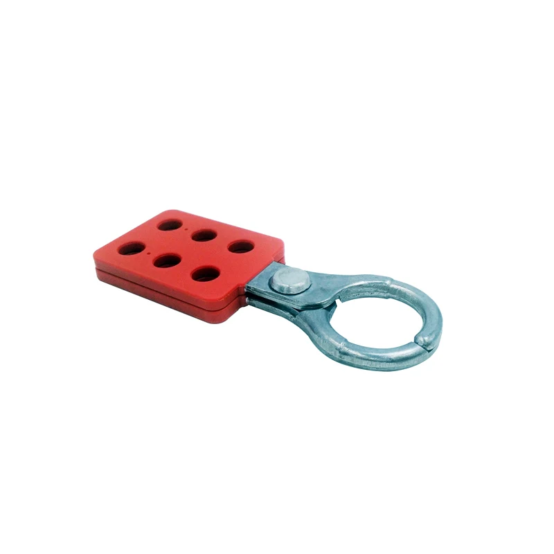 Master Lock 417 Aluminium Lockout Hasp - 1 1/2 Inch, Rood