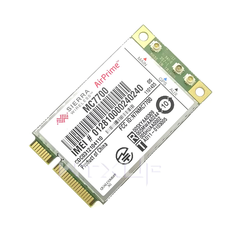 Разблокированный 3g WWAN gps модуль Сьерра-MC7700 мини PCI Express GOBI4000 к оператору сотовой связи HSPA+ 3g LTE 100 Мбит/с плата Wireless WLAN Card GPRS модуль