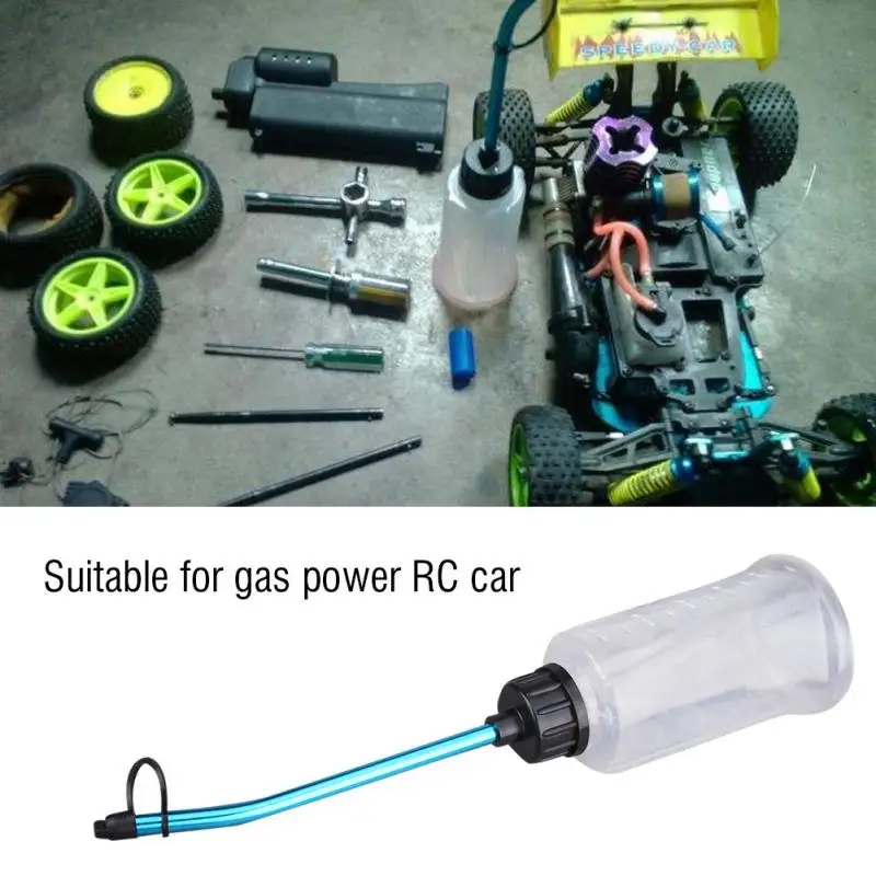 

RC Car Oil Filler Bottle Remote Control Model Accessory Oil Filler Bottle Plastic Oiler for Gas Power RC Car RC Car Oiler