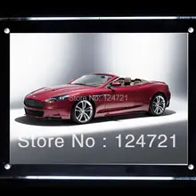 Горячая современные акриловые тонкий световой короб Led бренд витрина, оснастки рамки дисплей доска