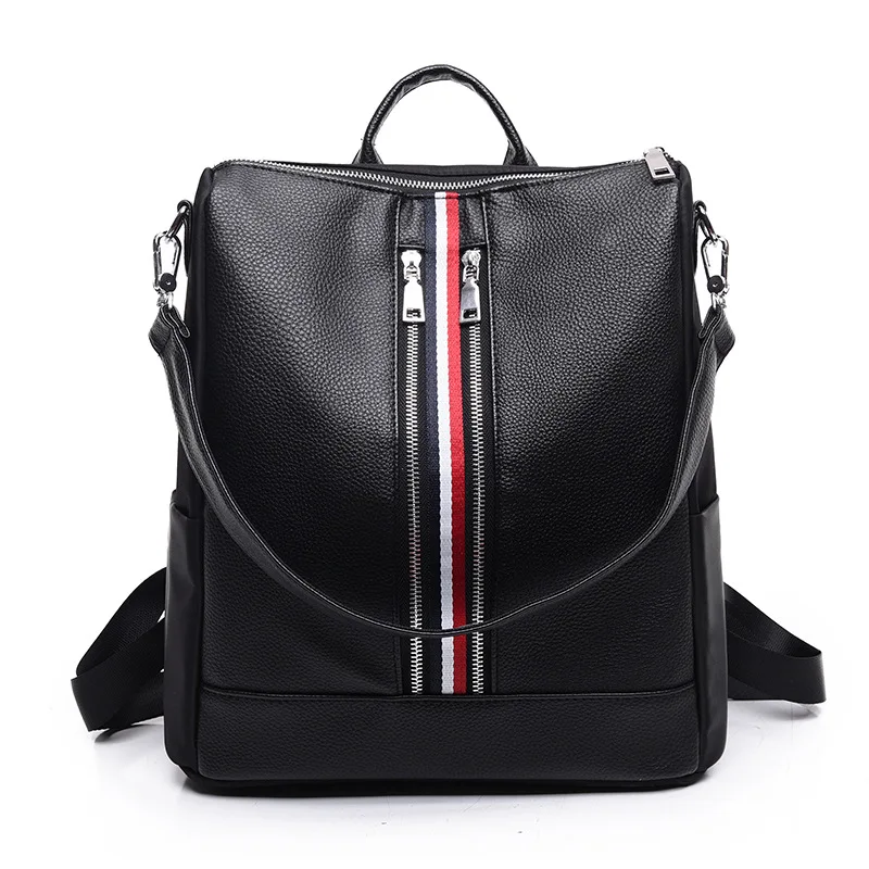 Fashion Designer Backpacks For Women Preppy Bookbags Mochilas Mujer Leather Backpack Girls Travel Backpack PT1122