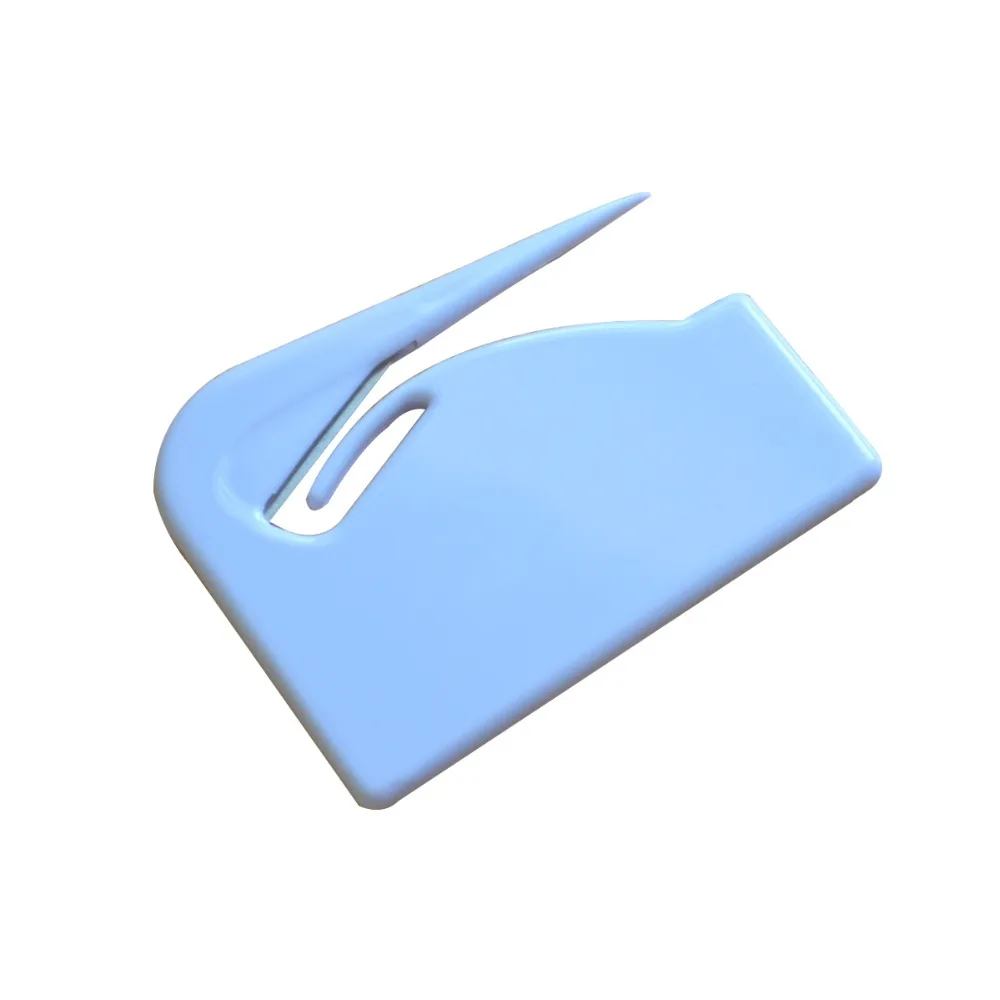 Plastic Knife Mail Envelope Cutter Letter Opener Stainless Steel Blade School Office Stationery Supplies Convenience Tool