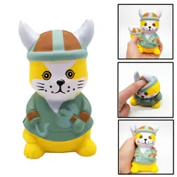Мягкими Mini Кот-пират очень медленно нарастающее при сжатии Kawaii детская игрушка стресс рельефный Декор мягкая игрушка для детей подарок на