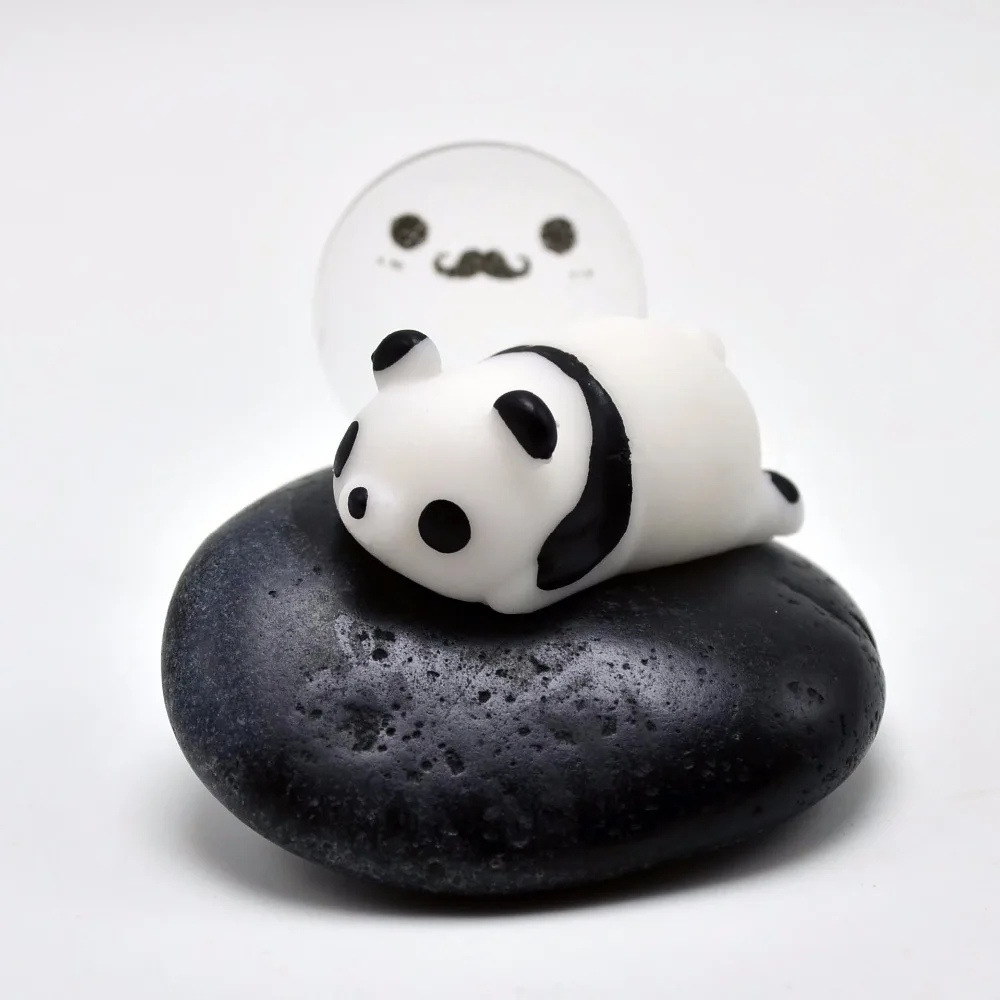 Мини мягкими игрушками ремешок squishy замедлить рост squeeze шнурки kawaii panda для ключей