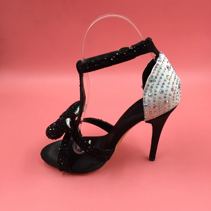 black and white party shoes