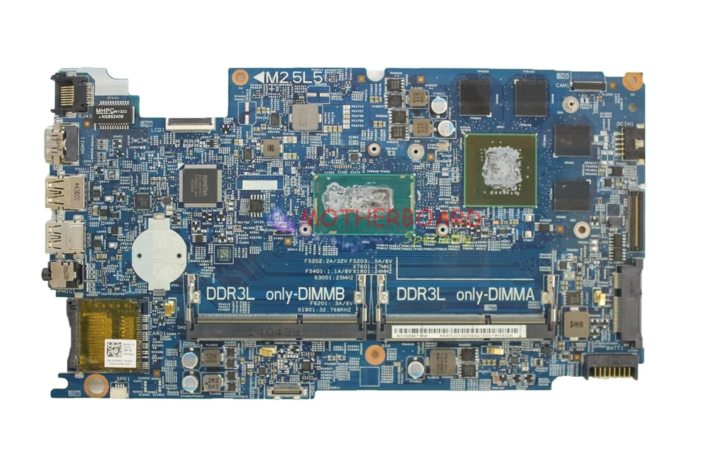 Vieruodis для Dell Inspiron 7537 материнская плата ноутбука с i7 4510U процессором GT750M 2 Гб GPU DDR3L