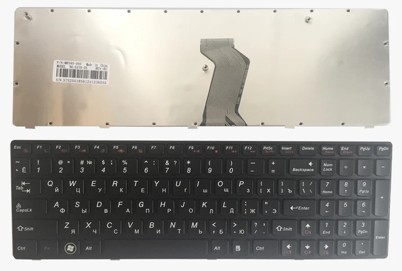 Новый русский клавиатура для IBM Lenovo Ideapad G575 G570 Z560 Z560A Z560G Z565 G570AH G570G G575AC G575AL G575GL RU Клавиатура ноутбука