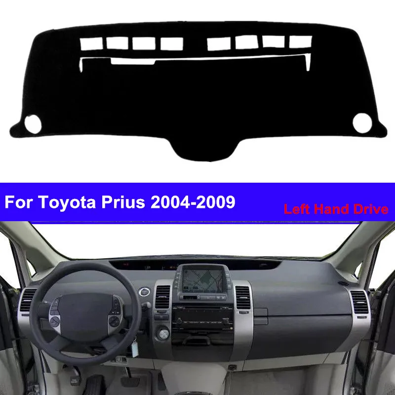 

Car Styling Dashboard Cover Mat Pad Dash Dashmat Sun Shade Instrument Protect Carpet Accessories For Toyota Prius XW20 2004-2009