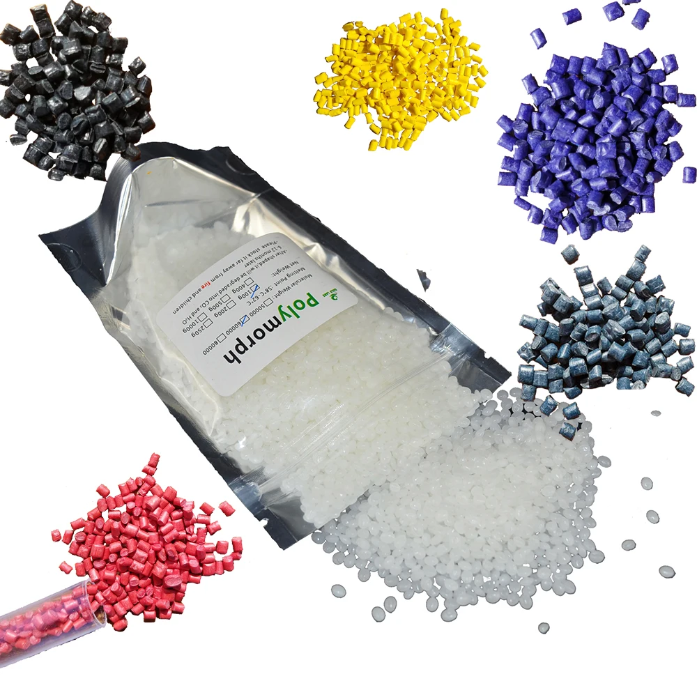 

100g polymorph and 5 color pigment Moldable Plastic Instamorph Shape Shifter Thing Plastimake Thermoplastic for hobbyist