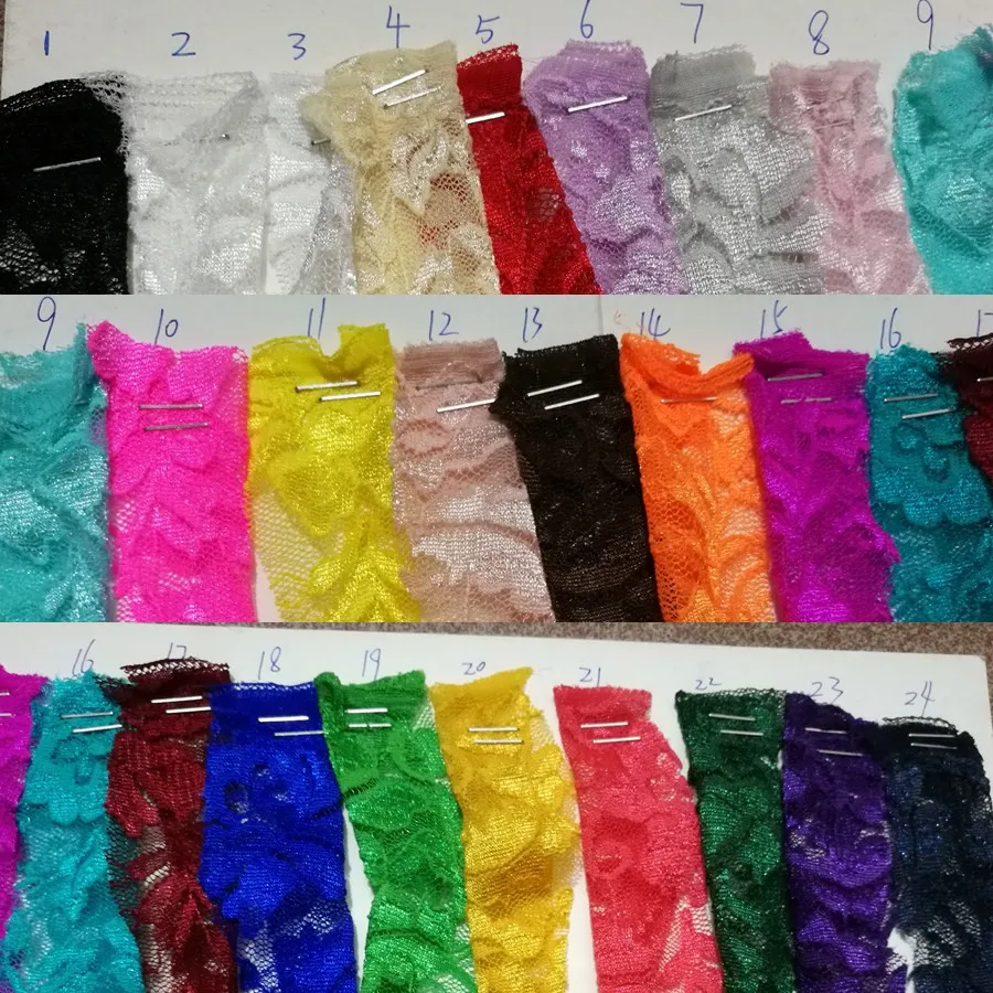 

Elastic lace fabric