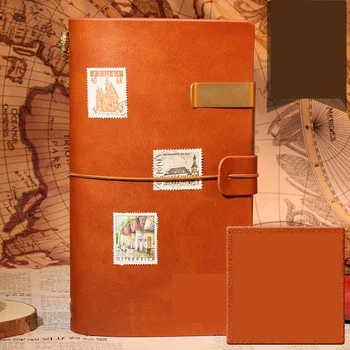 

Leather Travel Journal Notebook Planners journal Organizer Creative DIY Sketchbook Notepads Recording Daily Memos Gifts