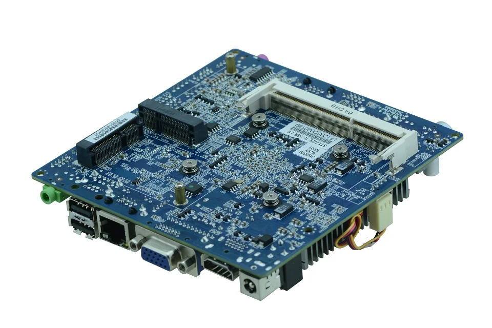 Безвентиляторная тонкая мини ITX материнская плата с 6* USB 2* COM VGA LVDS Intel J1900 Встроенная Промышленная материнская плата STX-N29_1L