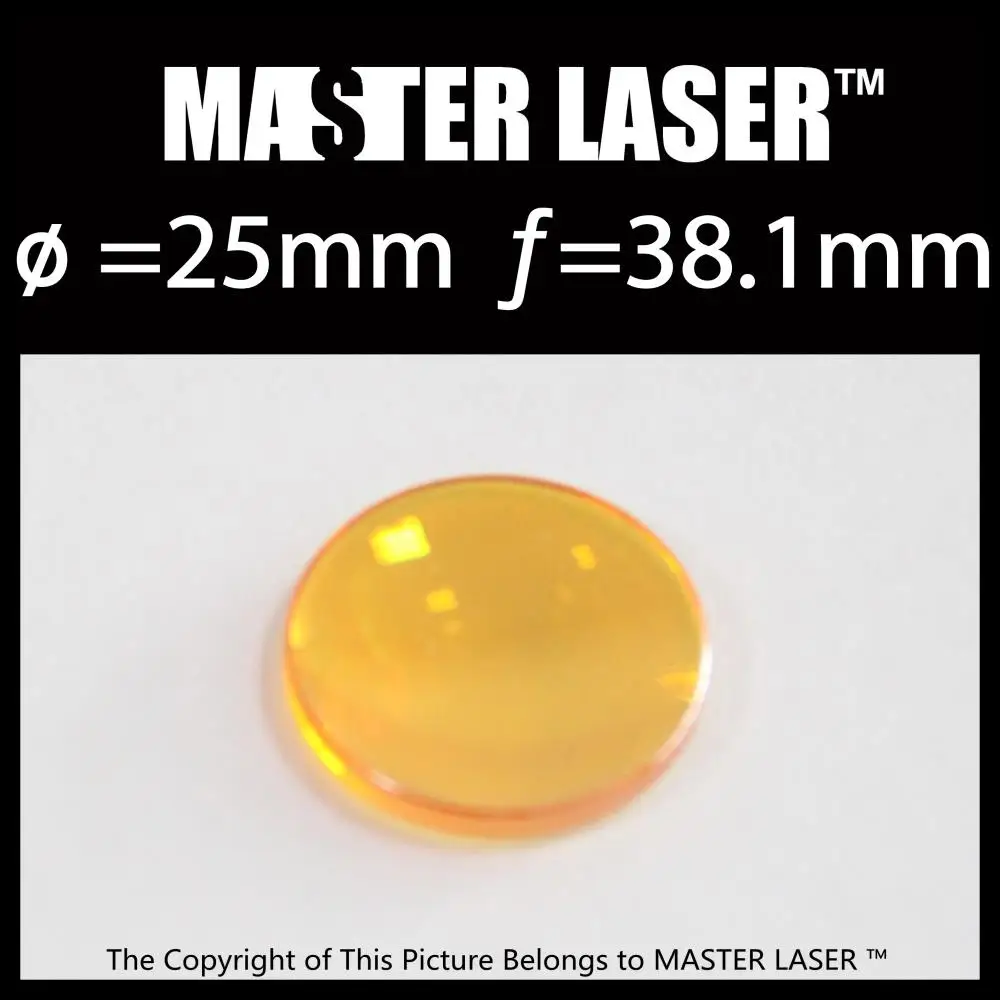 

Best Quality CO2 Focus Lens Diameter 25mm Focal Length 38.1mm for Laser Cutting Machine  CO2 Focus Lens