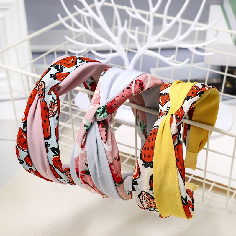 

Bohemian Summer Fruit Cross Hairband Headband Hair Accessories Hair Jewelry