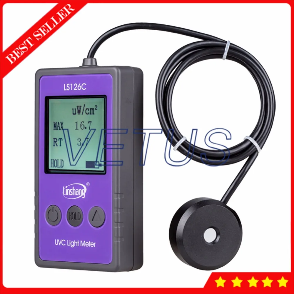 

LS126C Good quality Luminometer Digital UVC Light Meter with ultraviolet intensity tester detector
