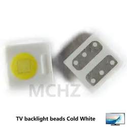 500 шт EVERLIGHT Lextar AOT светодиодная подсветка высокое Мощность светодиодный 1 W 3030 2828 3 V-3,6 v холодный белый 230LM ТВ Применение 3030 светодиодный