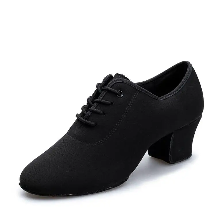 

A02 Hottest! 2019 Spring Casual Med Heel PU Leather Med Heel Shoes Soft and Light Lace-up Square Heel Shoes for Women Dropship