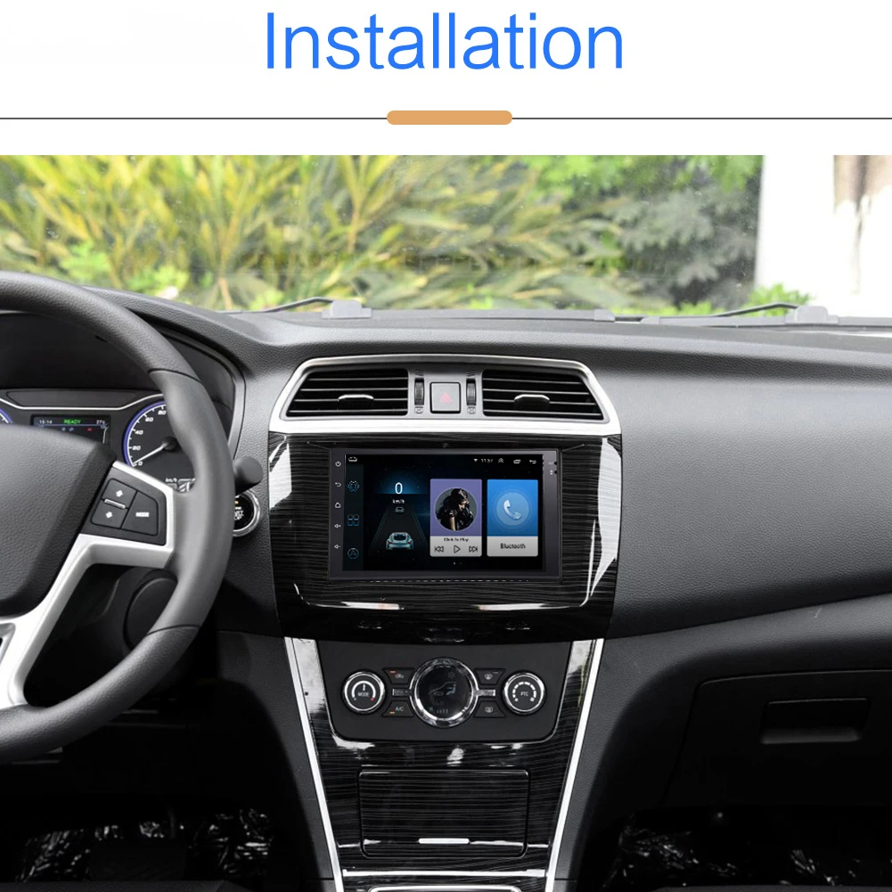 Flash Deal 7 Inch Smart Android 6.0 Multifunction 2 Din Car Stereo Radio Player GPS Navigator Navigation Wifi Bluetooth Car Player 5