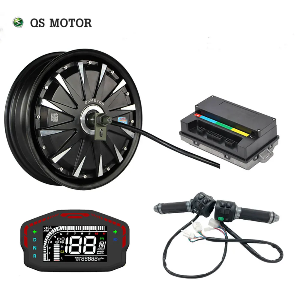 QS мотор 2019 12*3 5 дюйма 1500 Вт 48 В 55kph BLDC электрический скутер хаб комплекты