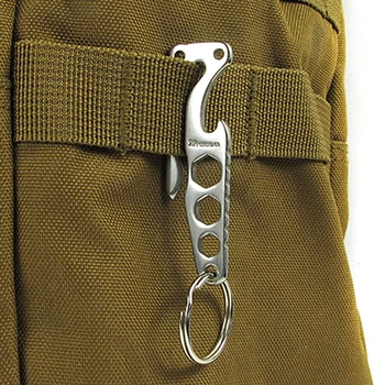 

1pcs Portable Multifunctional EDC Tools Hex wrench Bottle Opener Key Holder Clip