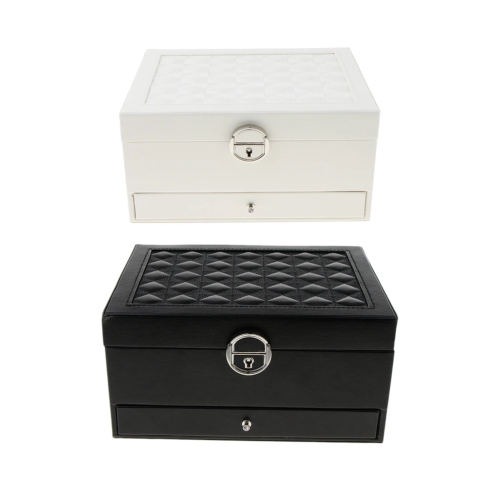Ring Box Personalized Moden Engagement Wedding Leather Jewelry Storage Box