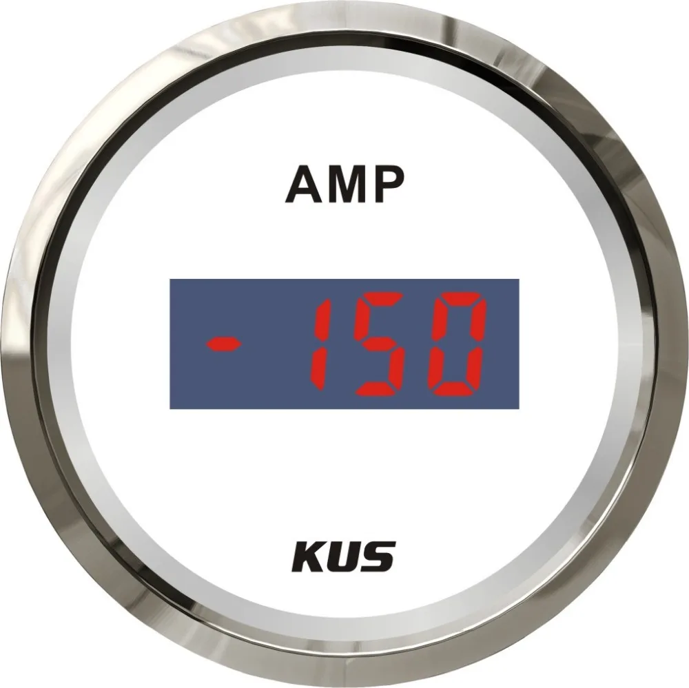 Новый морской цифровой амперметр KUS 52 мм усилитель 12 В 24 для автомобилей