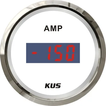 

New KUS 52mm Marine Digital Amperemeter AMP Gauge 12V 24V For Car Motorcycle Truck Boat Yacht +/- 150A