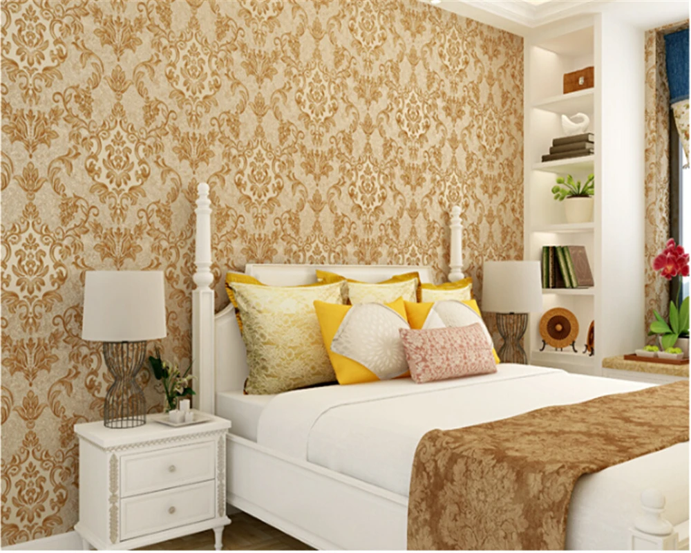 

beibehang papel de parede European style PVC luxury sprinkle gold wallpaper bedroom living room TV backdrop papier peint behang